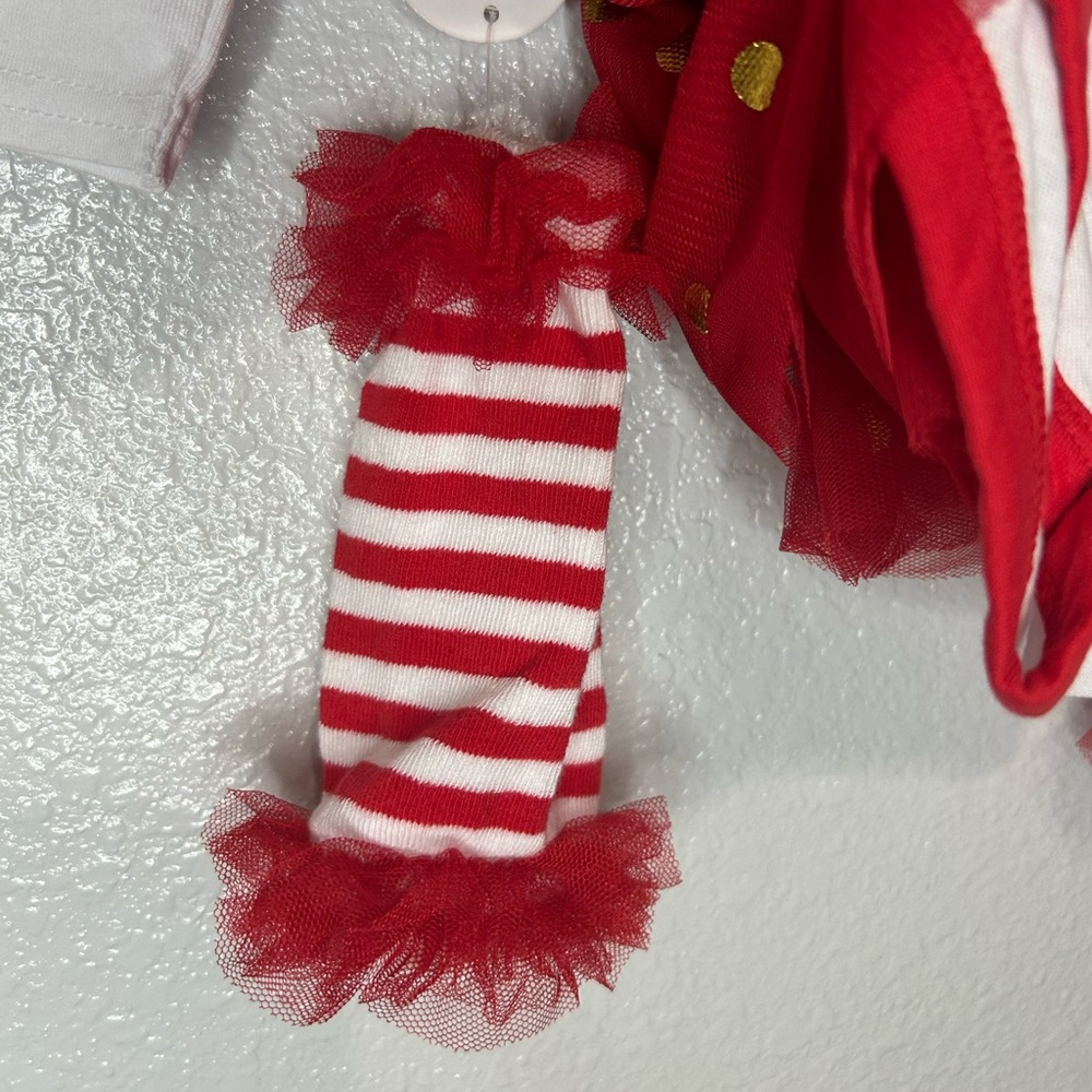 Baby Essentials Festive Baby Outfit with Headband - Picture 5 of 7